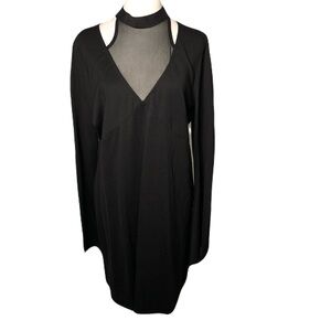 NWT Killstar XXL Black Long Sleeve Mesh Choker Dyssodya Midi Dress Whimsigoth